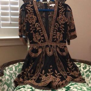 Honey Punch Shorts Romper